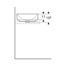 Load image into Gallery viewer, Geberit VariForm Round Counter Top Vanity Basin
