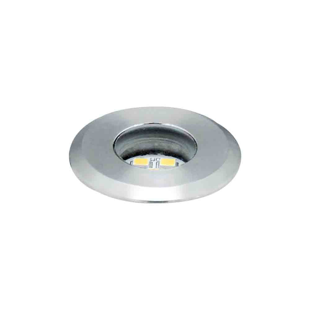 Spazio Neo Medium Recessed Ground Light - Silver