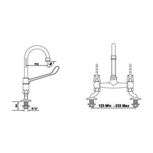 Load image into Gallery viewer, Cobra Medical Pillar Type Mixer with Swan Neck Aerated Swivel Outlet
