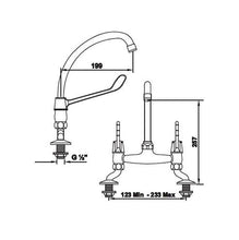 Load image into Gallery viewer, Cobra Medical Pillar Type Mixer with Aerated Swivel Outlet
