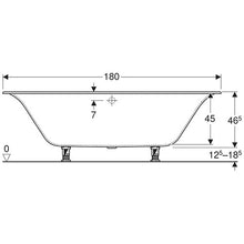Load image into Gallery viewer, Geberit Soana Rectangular Built-in Bathtub 800mm
