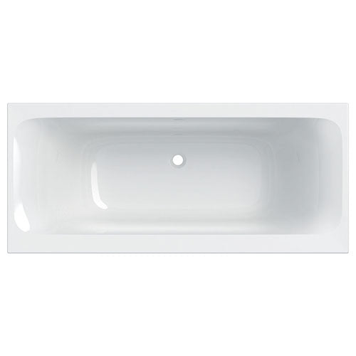 Geberit Tawa Rectangular Built-In Bathtub 800mm with Central Outlet