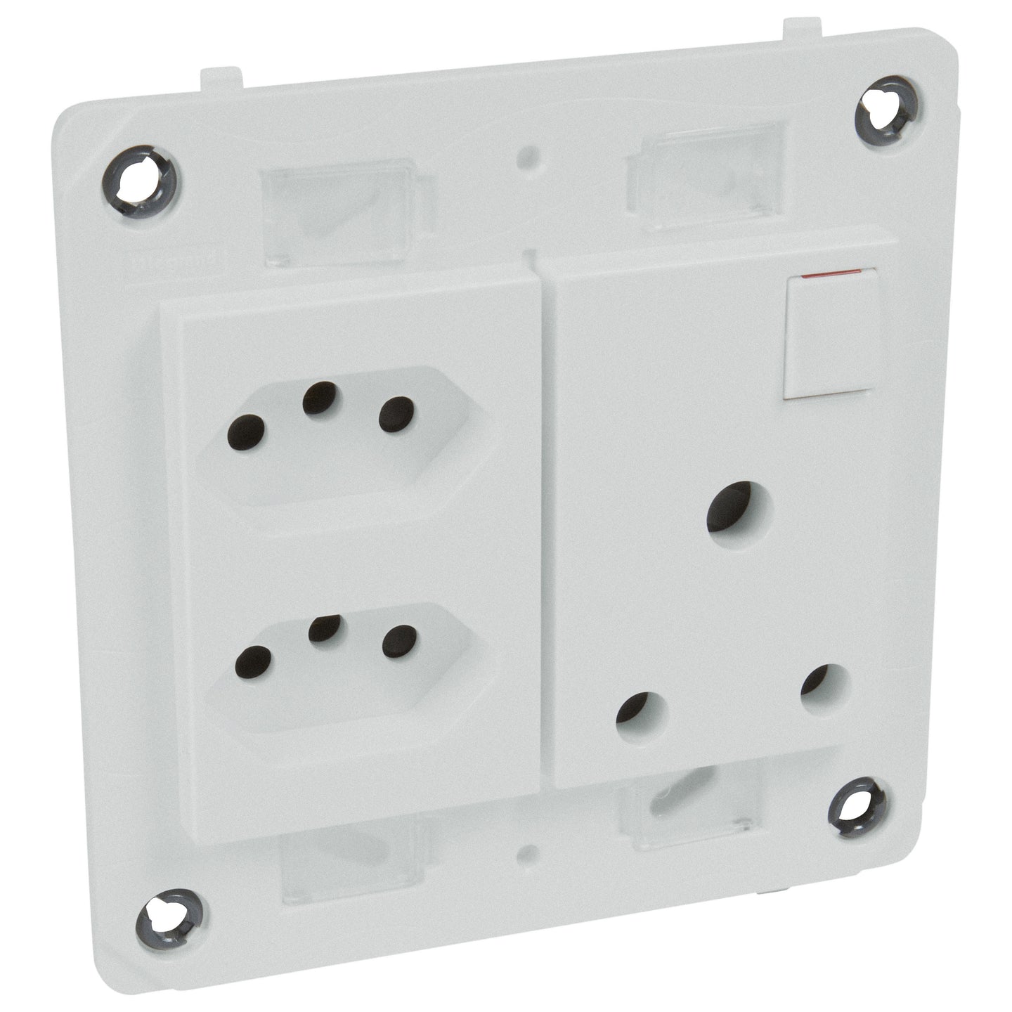 Legrand Arteor RSA 2 Slimline Monoblock Socket Module 4 x 4