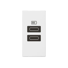Load image into Gallery viewer, Legrand Arteor Double USB Type-C Socket Module
