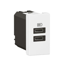 Load image into Gallery viewer, Legrand Arteor Double USB Type-C Socket Module
