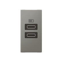 Load image into Gallery viewer, Legrand Arteor Double USB Type-C Socket Module

