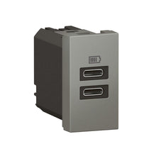 Load image into Gallery viewer, Legrand Arteor Double USB Type-C Socket Module
