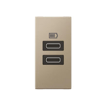 Load image into Gallery viewer, Legrand Arteor Double USB Type-C Socket Module
