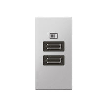 Load image into Gallery viewer, Legrand Arteor Double USB Type-C Socket Module
