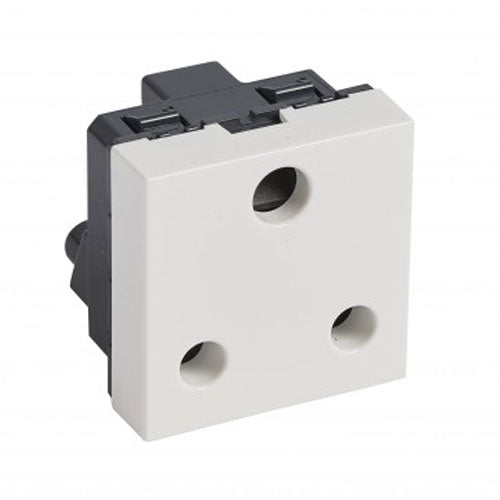 Legrand Arteor RSA Flush Plug Socket Module - White
