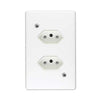 Crabtree Classic Double Slimline Socket 2 x 4