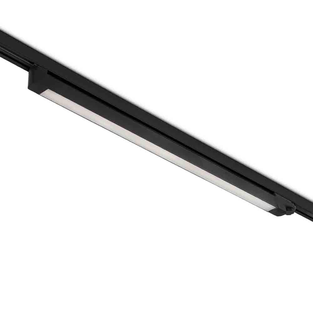 Spazio Spark Up 4 Wire LED Track Light 40W 4800lm 4000K - Black