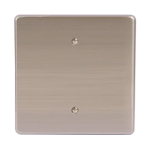 Lesco Stainless Steel Cover Plate Blank 4 x 4