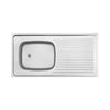 Franke Trendline 711 Single Bowl Overmount Sink 900 x 460mm - Stainless Steel