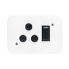 Crabtree Industrial Single RSA Dedicated Socket 2x4