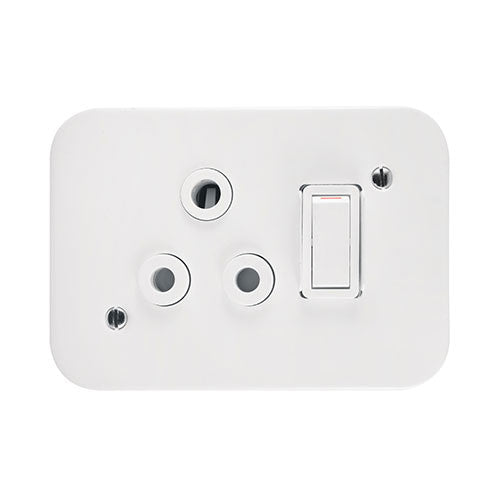 Crabtree Industrial Single RSA Socket 2 x 4