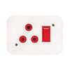 Crabtree Industrial Single RSA Dedicated Socket 2 x 4