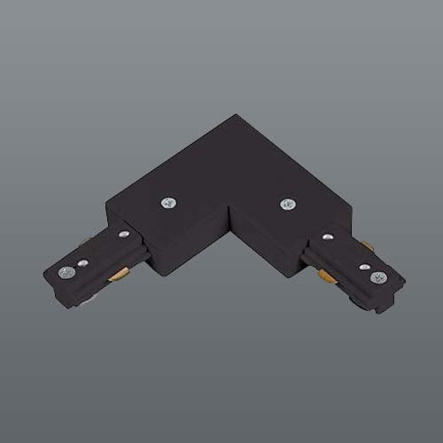 Spazio 3 Wire Slim Track Corner Joint 90° - Black