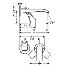 Load image into Gallery viewer, hansgrohe Vivenis Single Lever Basin Mixer with Spout - Matt Black
