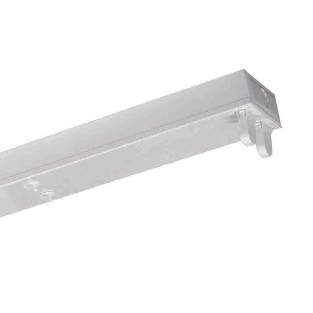 Spazio Open Channel Metal Batten - White