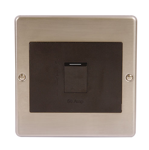 Lesco Isolator Switch 2P 50A 4 x 4 - Stainless Steel / Black
