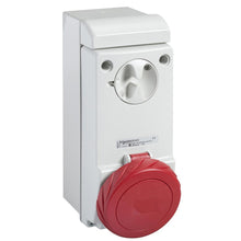 Load image into Gallery viewer, Schneider Electric Pratika 4 Pin Industrial Wall Mount Socket Waterproof with Interlock Switch
