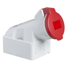 Load image into Gallery viewer, Schneider Electric Pratika 4 Pin Industrial Wall Mounted Socket Splashproof with Back Box
