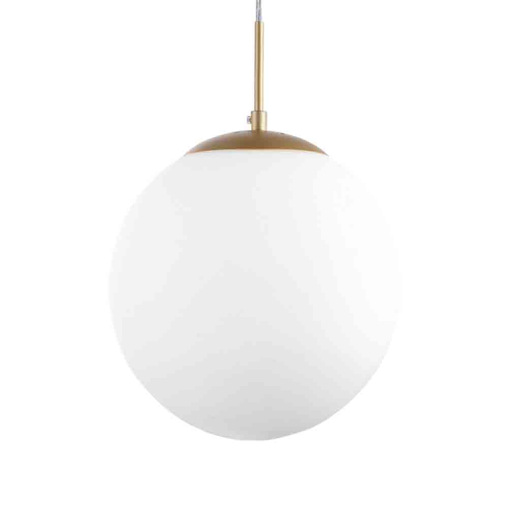 Spazio Globe Pendant 400mm- Sand Gold