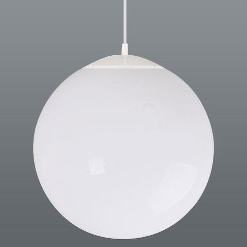 Spazio Medium 60W Palla Bianca Pendant - White