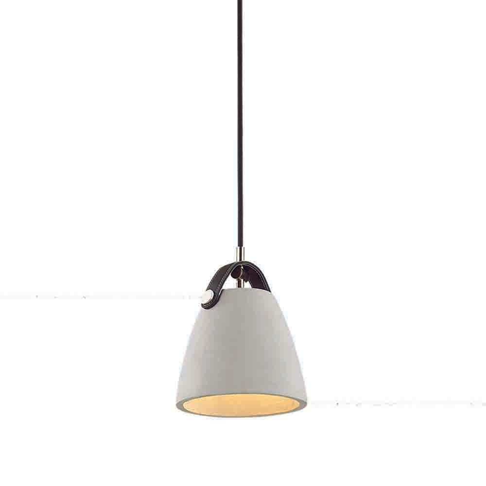 Spazio Medium Saddle 60W Pendant - Grey