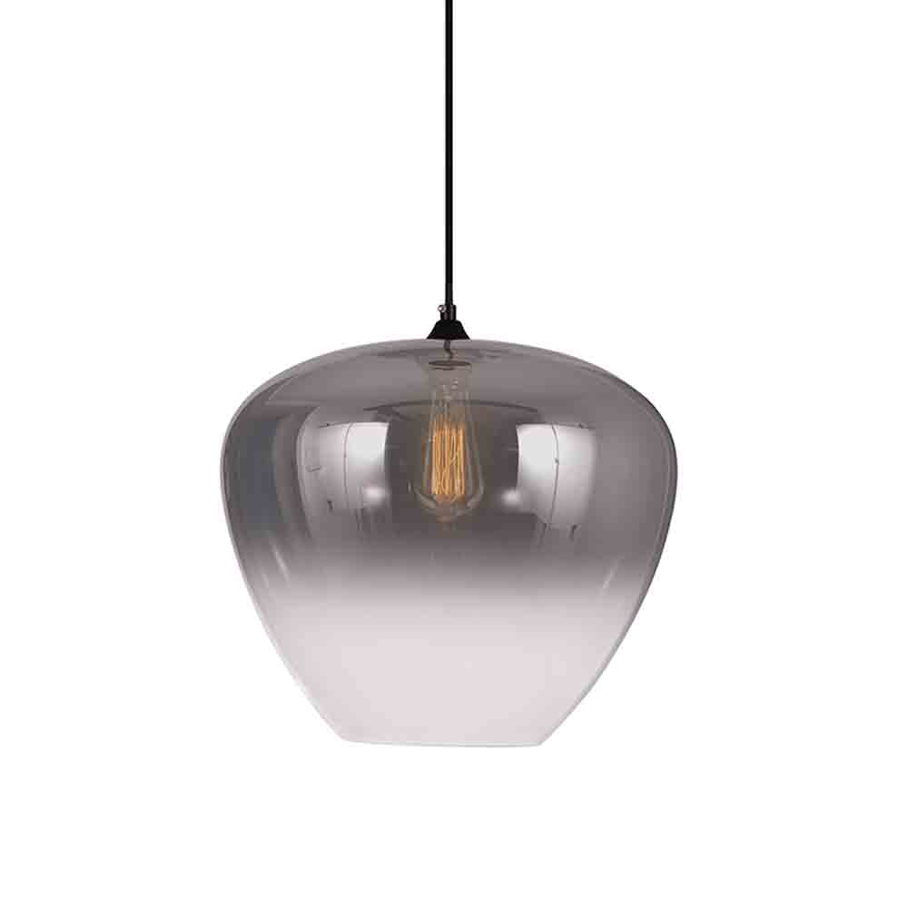 Spazio Mallorca Glass Pendant - Smokey Grey