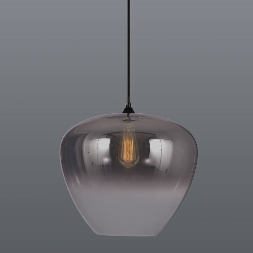 Spazio Mallorca Glass Pendant - Smokey Grey