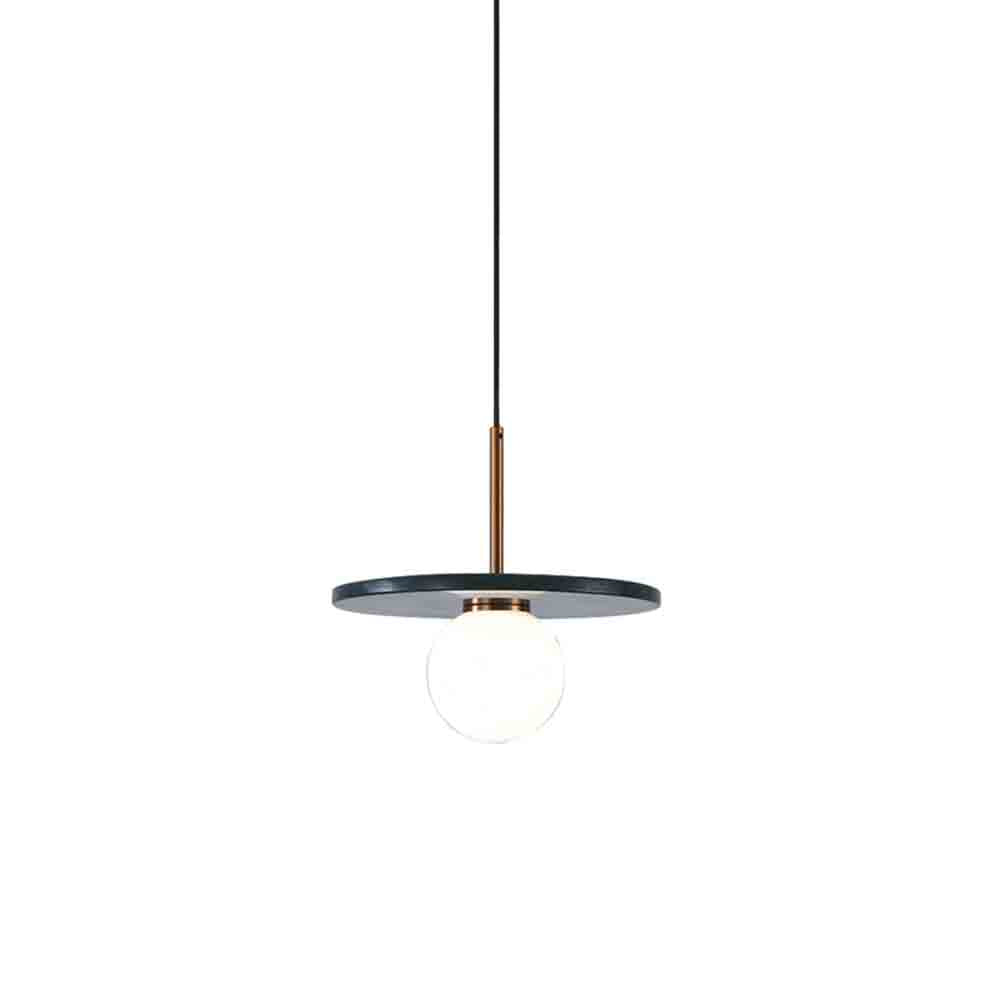 Spazio Pascal Pendant - Green Marble