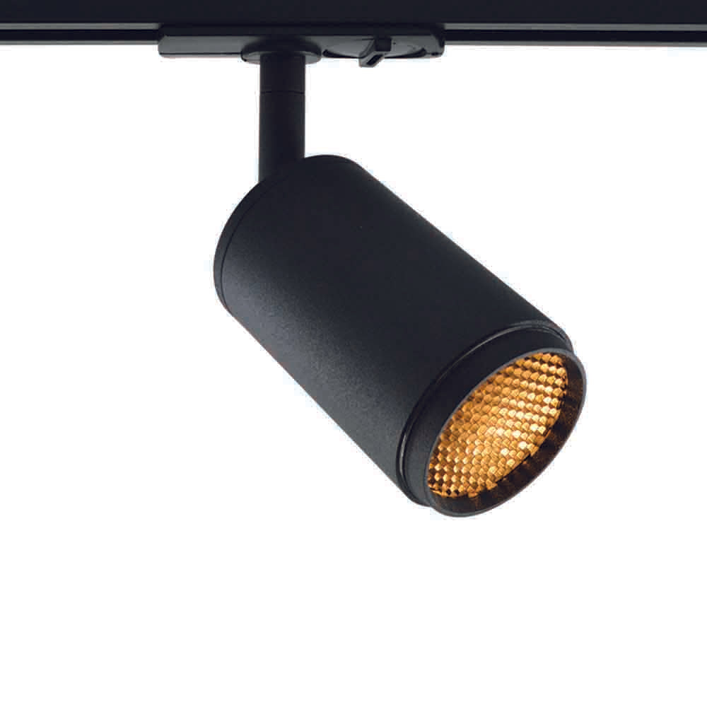 Spazio Dark 3 Wire Track Spotlight