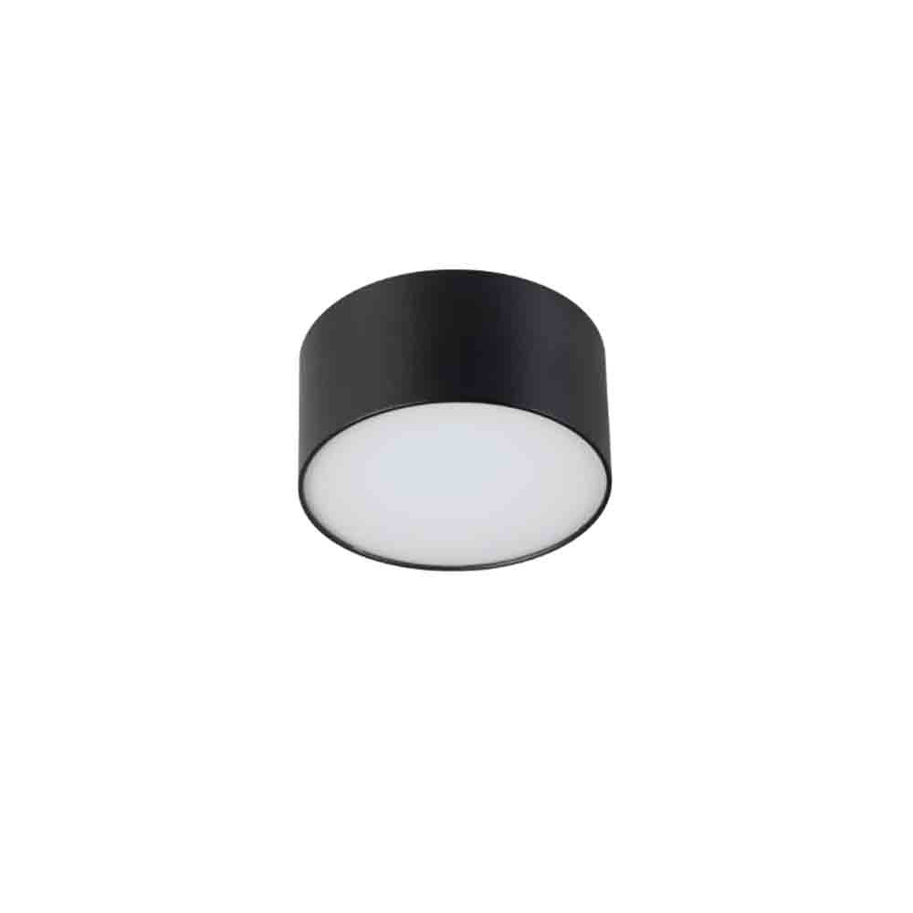 Spazio Medium Broadmerston 18W Warm White Ceiling Light - Black
