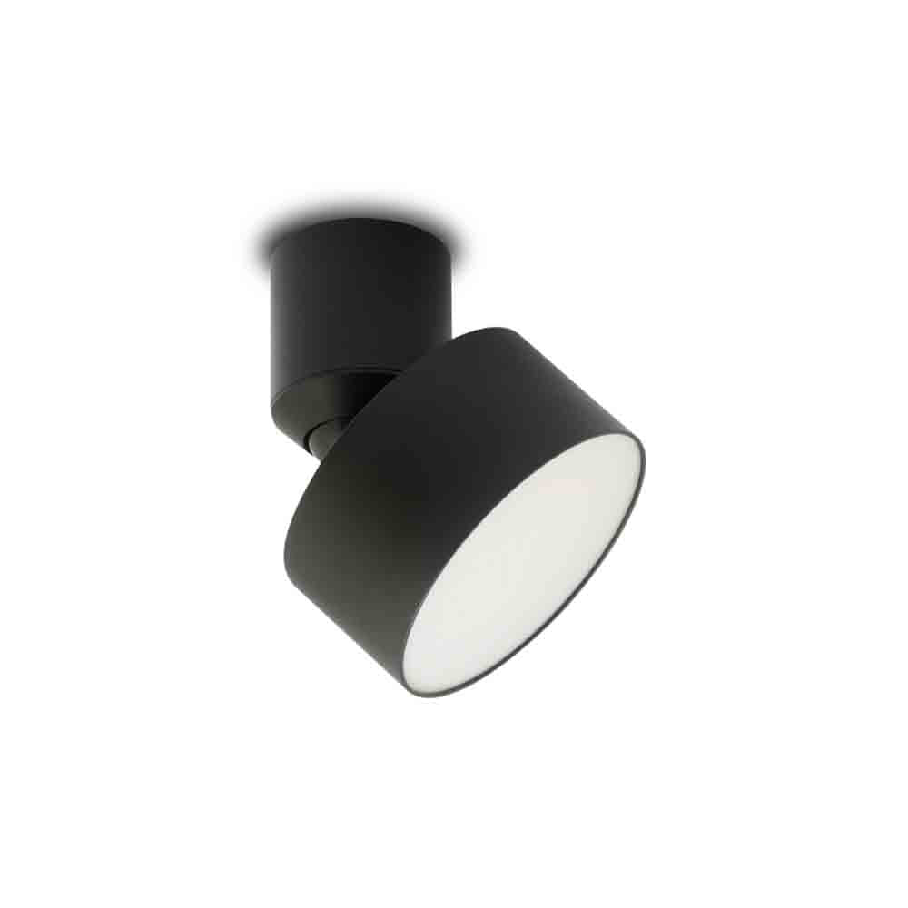 Spazio Medium 12W 1050lm Warm White Time and Again Ceiling light - Black