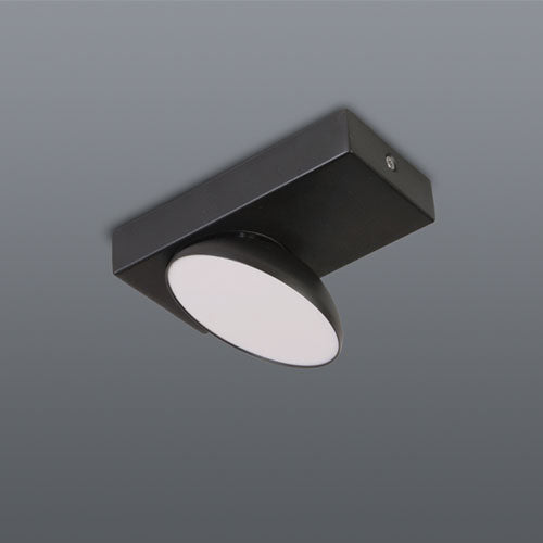 Spazio Bristol 1 5W 650lm Warm White Ceiling Spot - Black