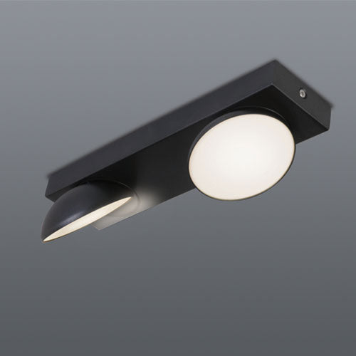 Spazio Bristol 2 10W 1300lm Warm White Ceiling Spot - Black
