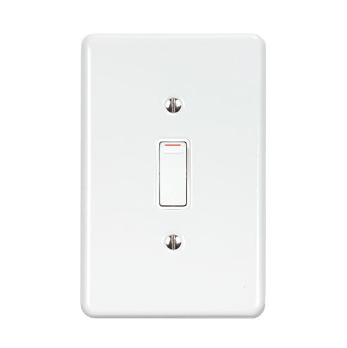 Lesco Steel 1 Lever 1-Way Light Switch 4 x 2