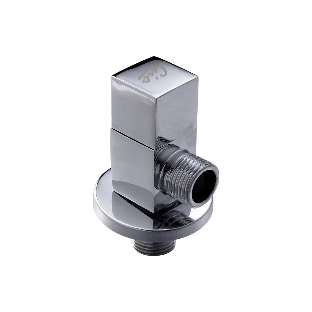 GIO Quarter Turn Square 15x15 Angle Valve - Chrome