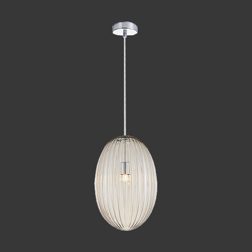 K. Light Marilyn Small Glass Pendant - Cognac