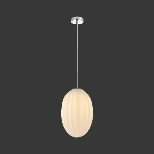 K. Light Marilyn Small Glass Pendant - Opal / White