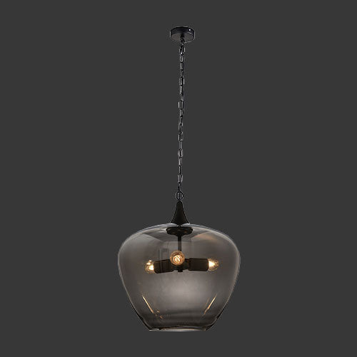 K. Light Apple Large Pendant - Smoke