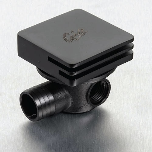 GIO Square Nikki Bath Spout - Matt Black