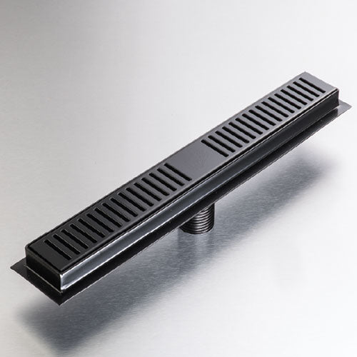 Shower Channel GIO Shower Channel S/S 500mm - Matt Black – Livecopper
