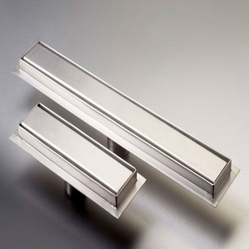 GIO Solid Plate Shower Channel 250mm - Chrome