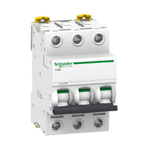 Schneider Electric Acti 9 iC60N DIN Mini Circuit Breaker B-Curve 3P