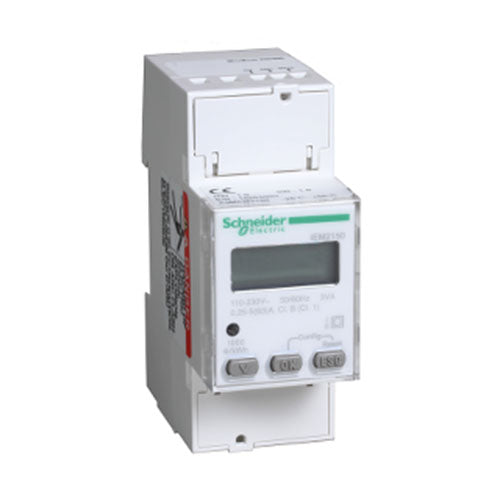 Schneider Electric Acti 9 iEM2150 Rail Mount Energy Meter 63A Modbus Communication