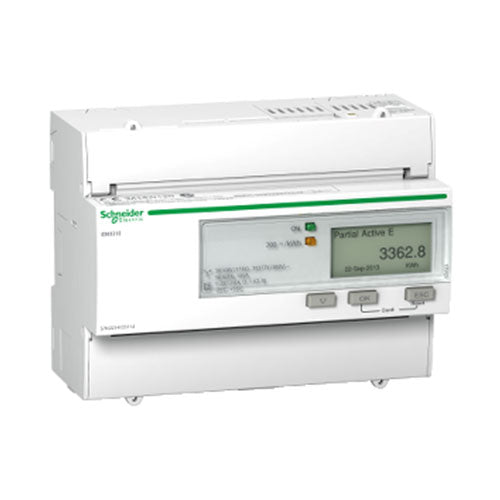 Schneider Electric Acti 9 iEM3210 Rail Mount Energy Meter 125A Pulse MID
