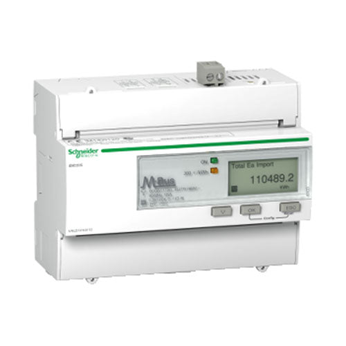 Schneider Acti 9 iEM3215 Rail Mount Energy Meter 125A M-Bus Comm Port